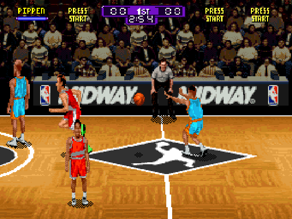 NBA Hangtime - SNES game screenshot (1996) by Midway